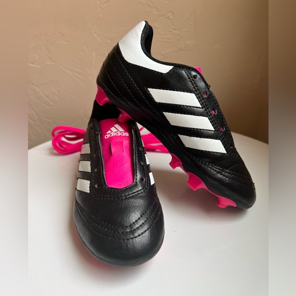 adidas Other - Adidas | Copa Kids Soccer Cleats Size 11K Black Pink White - Excellent Condition
